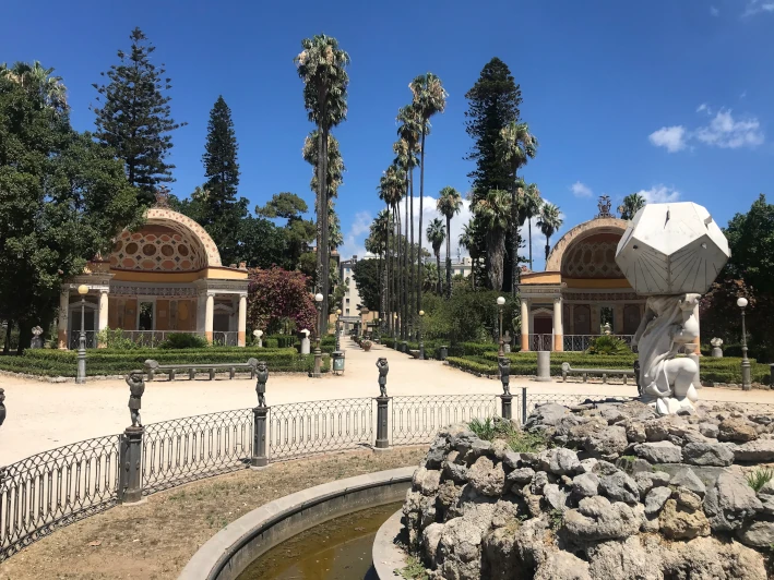 The Exedras in the Park of Villa Giulia