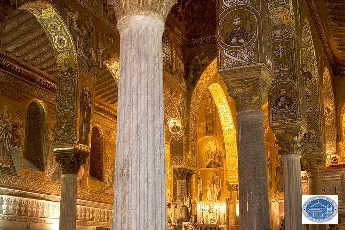 View of the Capella Palatina in the Palermo Norman Palace