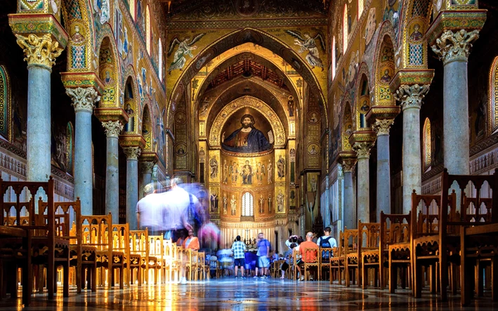 Interior of Monreale Cathedral
