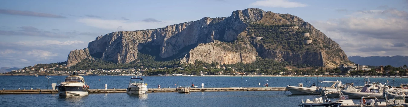 View of Palermo Beach Mondello