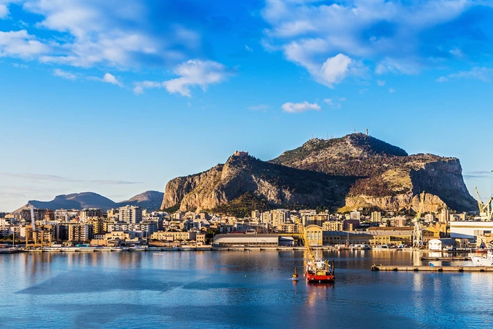 View of Monte Pellegrino from Palermo