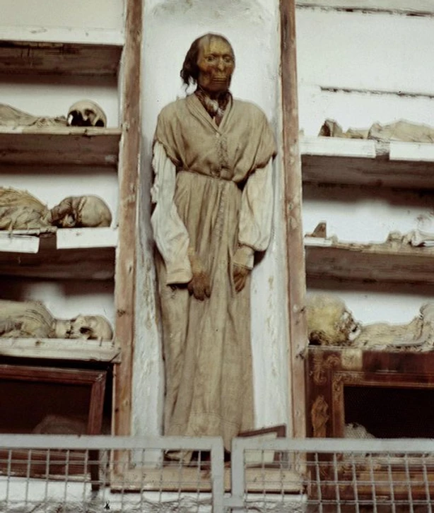 Antonio Prestigiacomo in the Capuchin Crypt