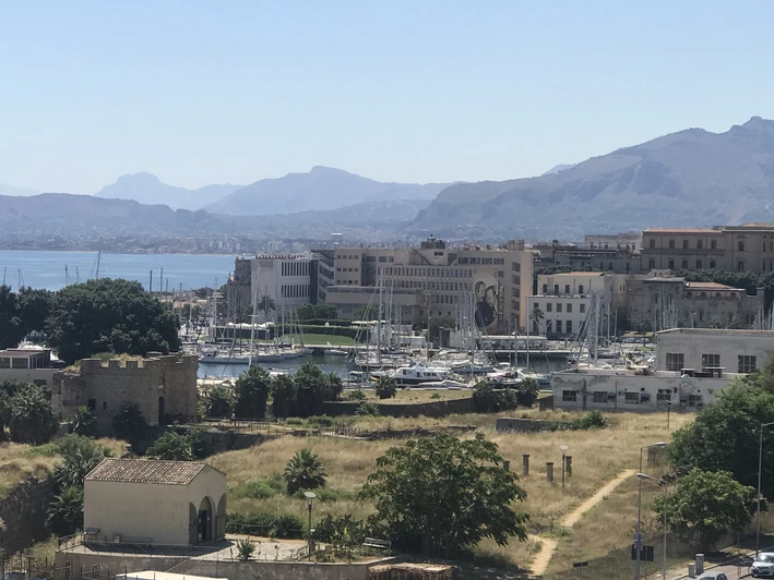 View of Castello a Mare at Palermo Marina
