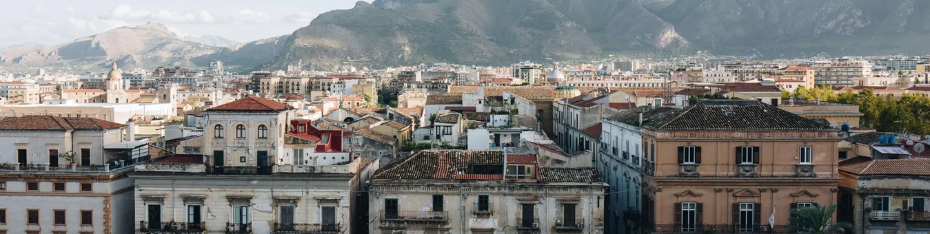 View over Palermo from the roof of the cathedral