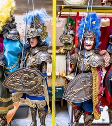 Sicilian Puppets at the Marionette Museum