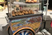 Car with Arrancini in Palermo
