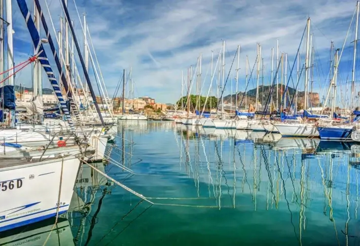 Boats at La Cala marina