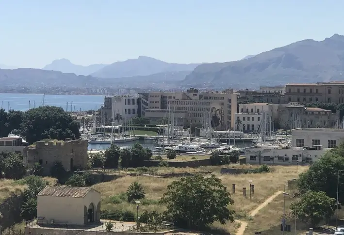 The Castello a Mare next to the marina