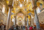 Interior of the church La Martorana