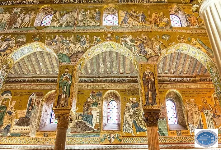 Pictures of the Testament in the Cappella Palatina