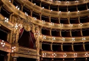 View of the Palco Reale at the Teatro Massimo