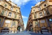 View of the Quattro Canti and Corso Vittorio Emanuele