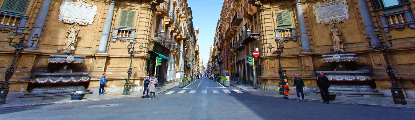 View of the Quattro Canti