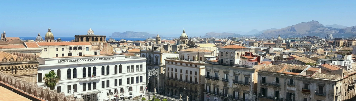 View of Palermo from the roof of the cathedral